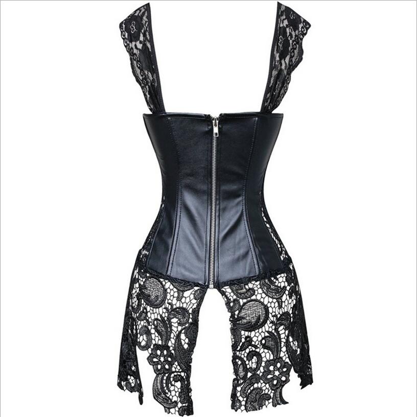 Tantalizing Leather Corset